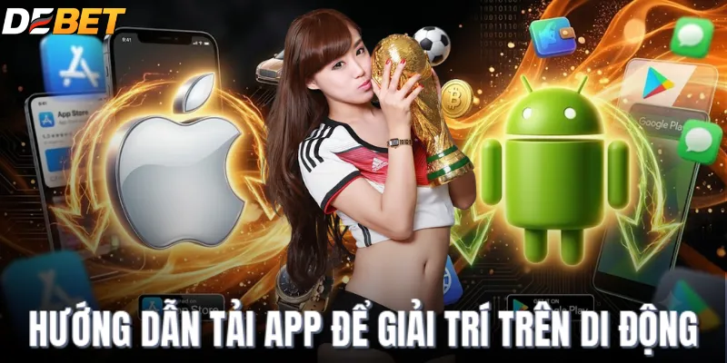 Hướng dẫn tải app để giải trí trên di động 