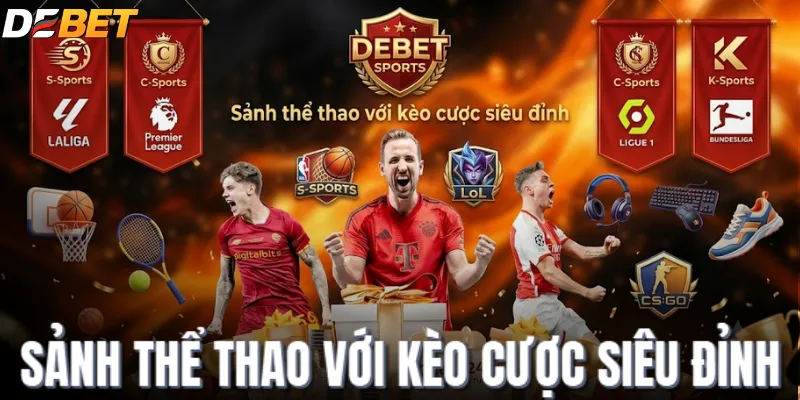 Sảnh thể thao với kèo cược siêu đỉnh
